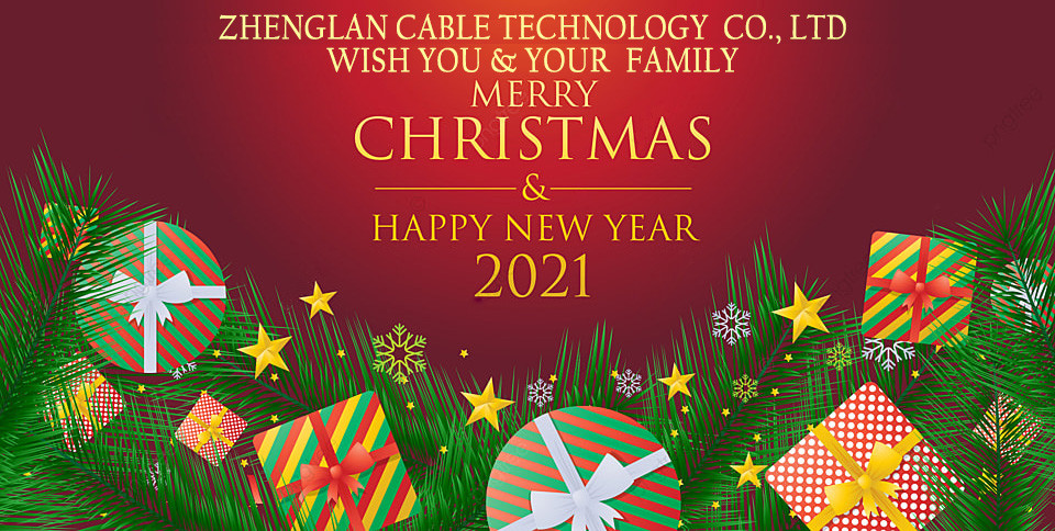 Technologie de câble de Zhenglan te souhaiter joyeux Christmas&Happy nouvelle année