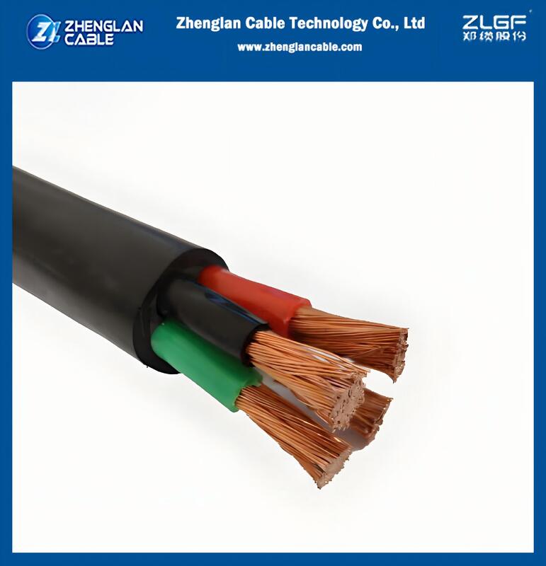 0.6/1kv LV Voltage Coupe de puissance câble flexible CU/PVC/PVC classe ...