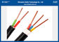 Câble de commande électrique blindé avec le câble multinucléaire d'isolation de PVC et de commande de veste