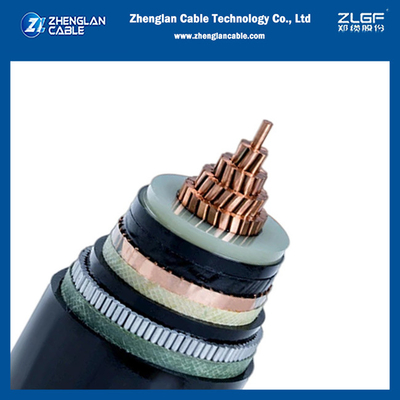 Câble d'alimentation moyenne tension 30KV Isolation XLPE/PVC SWA/STP armour1x25mm2 Single Core MV Copper