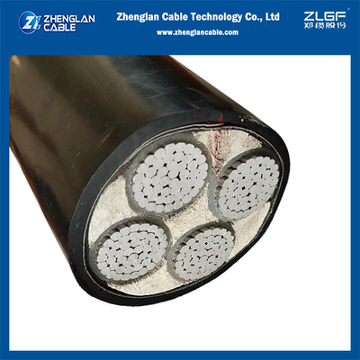 4Cx70mm2 Xlpe a isolé tension 630mm2 de noyau en aluminium multinucléaire de cable électrique la basse