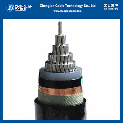 18 / Le cable électrique en aluminium de 30KV 25kv Xlpe a isolé 1x240/20mm2 engainés par HDPE