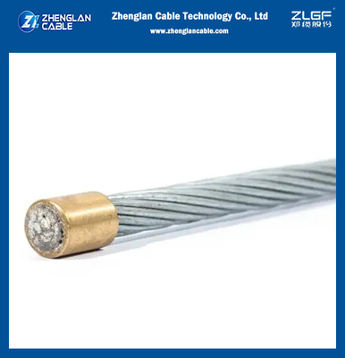 BS 183 Norme fil galvanisé en acier à fils de type / fil de résistance / fil de terre 7/2.00 mm