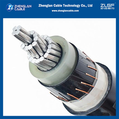 Cable d'alimentation en aluminium à noyau unique 18/30KV non blindé NA2X(S)2Y