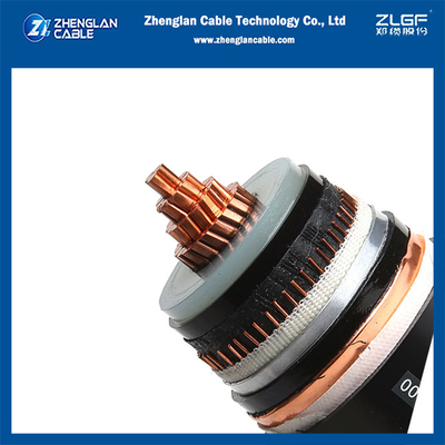 18/30kv STA câble d'alimentation blindé MV à noyau unique 1x120mm2 CU/SC/XLPE/SC/CTS/FR-PVC