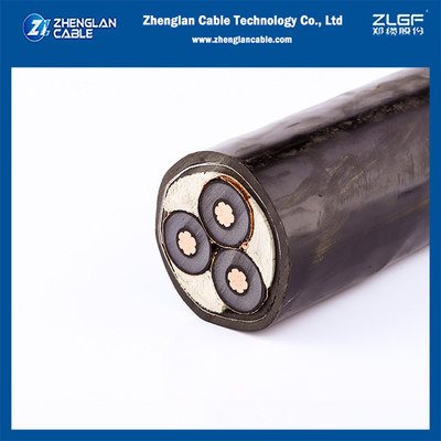 Le câble souterrain MV 18/30KV 3x120mm2 CU/SC/XLPE/SC/CWS+CTS/PE est conforme à la norme IEC60502-2