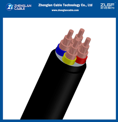 0.6/1KV câbles d'alimentation en PVC isolés en cuivre Xlpe à basse tension 3 cœurs + 1 ((CXV) pour la CEI 60228, la CEI 60502-1