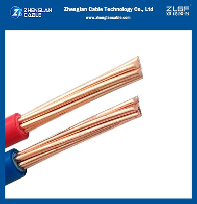 Conducteur de câbles isolés en PVC Classe 2 CU/PVC BV 10 16 25 35m2 Fil de construction et câble CEI 60228 60227-3 CEI 60227-1