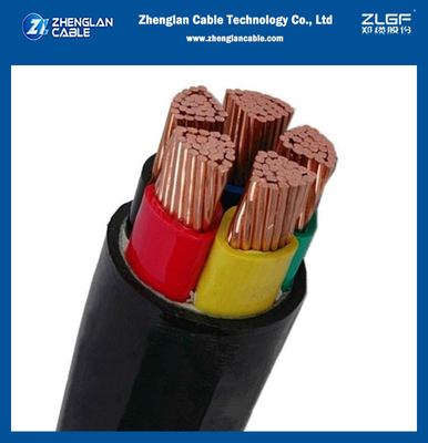 5 noyaux XLPE isolé en PVC enveloppé câble de cuivre non blindé 0,6/1kV IEC 60228 IEC 60502-1
