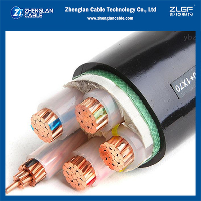 Le câble d'alimentation à 4,5 cœurs 1KV 4x150+1x70mm2 CU/XLPE/PVC CEI 60502-1