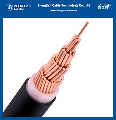 Cable de cuivre isolé en PVC non blindé à noyau unique XLPE 0,6/1 kV
