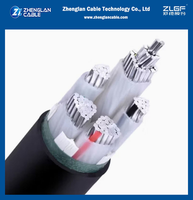 CABO LXAV 4x150mm2 câble en aluminium PVC isolation PVC enveloppe LV câble d'alimentation CEI 60502-1