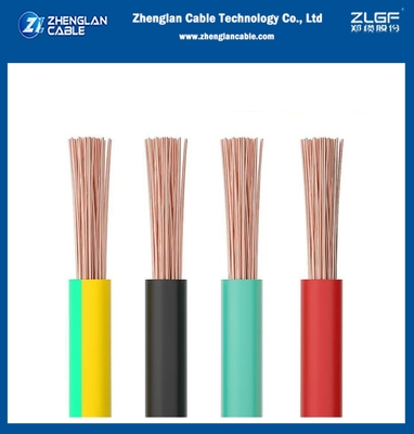 Fil flexible CU/PVC RV 35m2 Fil de construction conducteur de cuivre classe 5 isolation en PVC 450/750V