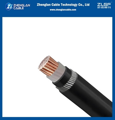Le câble électrique à basse tension en aluminium armure de fil CU/XLPE/PVC/AWA/PVC 0.6/1KV 1x300mm2 IEC60502-1