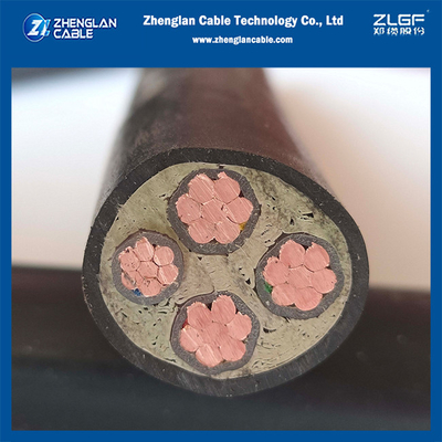 Cable isolant XLPE câble d'alimentation à plusieurs cœurs 3x25+1x16 mm2 IEC60502-1