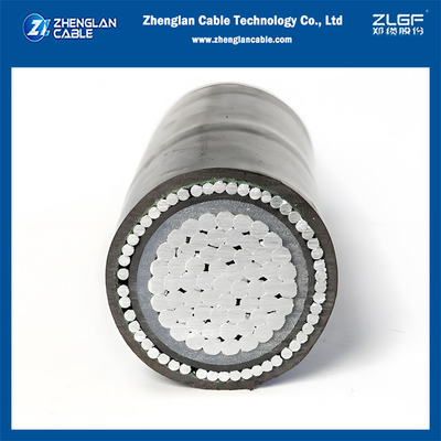 Le câble électrique à basse tension N2XRY câble Al/xlpe/pvc/awa/pvc 1x70mm2 IEC60502-1