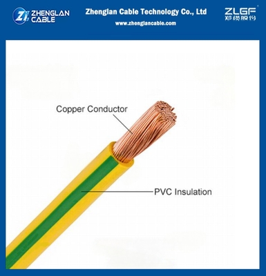 Cable de construction CU/PVC classe 5 450/750V 1,5 mm2 câble flexible conducteur de cuivre PVC isolé IEC60227