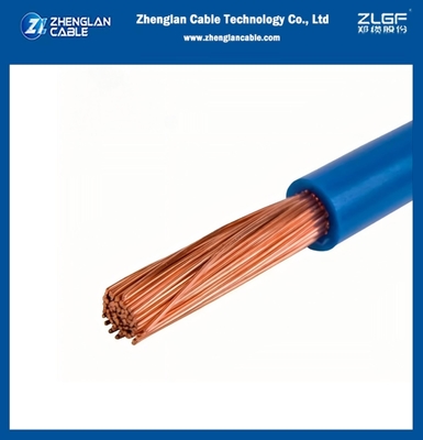H07V-K Conducteur de cuivre Fil PVC CU/PVC Classe 5 450/750V 2,5 mm2 Fil de cuivre Pvc isolé à 90°C CEI60227