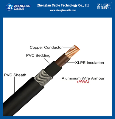 Cable d'alimentation haute-basse tension 0,6/1 kV et 1,9/3,3 kV avec longueur garantie et personnalisable