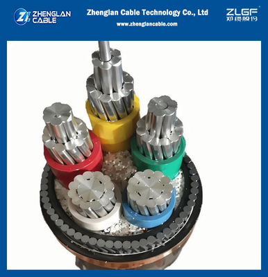 NA2XRY YJLV32 0.6/1KV BT CU/AL Isolation XLPE Armure SWA Gaine PVC 3 Conducteurs 95mm2 Câble d'alimentation