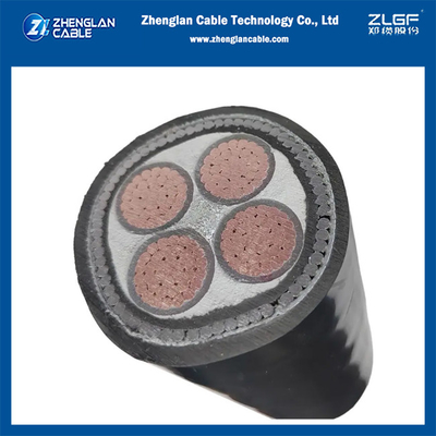 Le câble d'alimentation blindé SWA isolé XLPE 4x10 mm2 IEC60502-1