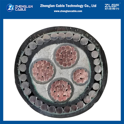 Câble d'alimentation basse tension 0,6/1KV CU/XLPE/PVC/SWA/PVC 3x95+1x50mm2 BS5467