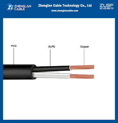 0.6/1kv XLPE Enveloppe en PVC isolée 1 à 5 noyaux RV-K Cable de câble électrique en cuivre flexible