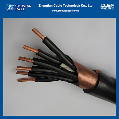 Câble de contrôle 0.6/1KV Cu/pvc/cts/pvc 7x1.5mm2 IEC60502-1