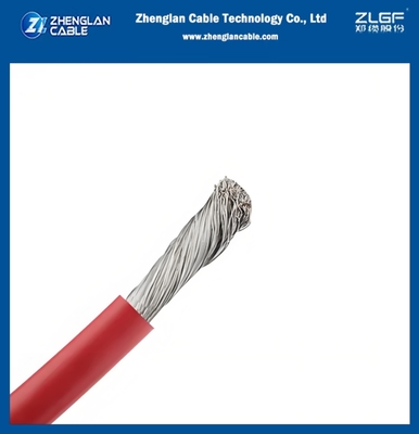 Cable photovoltaïque CC 1.5KV CU/XLPO/XLPO 4mm2 Cable solaire en cuivre en conserve H1Z2Z2-K