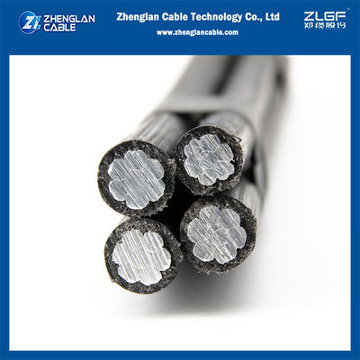 Low Voltage Self Supporting Aerial Bundled Cable ABC 3x25+54.6mm2 with AAC/XLPE and AAAC/XLPE Conductors