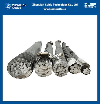 Fil de conducteur en alliage d'aluminium à brides circulaires certifié BS EN 50182, idéal pour une utilisation dans les systèmes de lignes aériennes