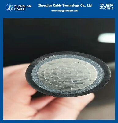 Cable aérien de tension moyenne en aluminium XLPE autoportant de 15 kV Câble à arbres de 2-3 couches à noyau unique