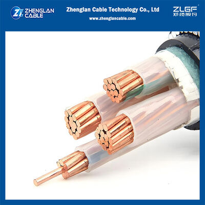 4x25mm2 Cable électrique à basse tension à conducteur de cuivre IEC60502-1 XLPE isolé en PVC enveloppé non blindé