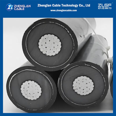 Câble en aluminium torsadé moyenne tension (HTA) 12/20KV 3x1x150mm2 NFC 33-226 utilisation souterraine