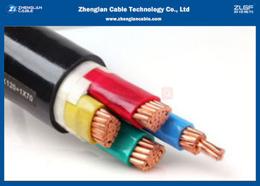Section nominale : le cable électrique Unarmoured de quatre noyaux du ² 0.6/1KV de 4*1.5~4*400mm, XLPE a isolé le fil extérieur (CU/XLPE/NYY/N2XY)
