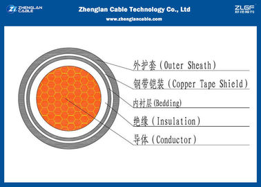 Secteur nominal : gaine blindée de PVC de cable électrique du noyau BT de 1*50~1*630mm2 0.6/1KV XLPE 1 (CU/PVC/XLPE/STA/NYBY/N2XBY)