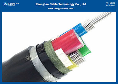 section nominale blindée souterraine du cable électrique de 0.6/1KV 4C (AL/CU/PVC/XLPE/NYBY/N2XBY) : ² de 4*1.5~4*400mm