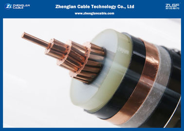 cable électrique blindé à un noyau de 8.7/10KV système mv IEC60502 (AL/CU/XLPE/LSZH/STA/NYBY/N2XBY/NYRGBY/NYB2Y)