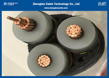 Section nominale : cable électrique du ² 3.6/6KV 3C système mv de 25~400mm, (Unarmoured) (CU/XLPE/LSZH/NYY/N2XY))