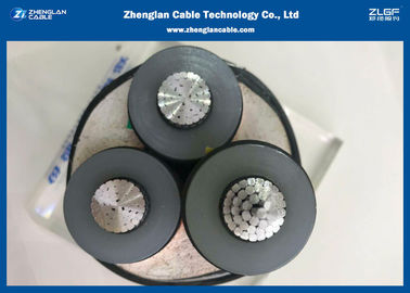 Cable électrique d'AL/CU Aromoured, câble du système mv 3cores (AL/CU/XLPE/LSZH/STA/NYBY/N2XBY/NYRGBY/NYB2Y)
