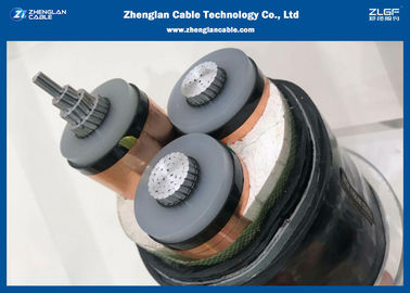 3C la tension moyenne en aluminium du conducteur XLPE câble, le câble 8.7/15kV blindé (CU/XLPE/LSZH/STA/NYBY/N2XBY)