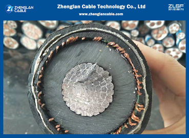Cables électriques moyens de tension de noyau en aluminium simple CU et matériaux Zhenglan d'AL