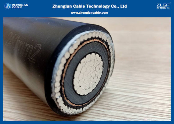 Cables électriques moyens blindés en aluminium de tension de 6/10kv 1Cx240sqmm