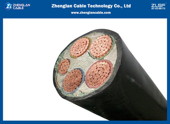 bas câble résistant au feu du cable électrique de la tension 4x70+1x35sqmm Cu/Xlpe/Pvc