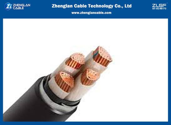 Cable électrique de CU/XLPE/PVC/SWA/PVC BT 0.6/1KV 4x95sqmm IEC60502-1