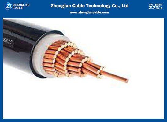 Câble d'alimentation 0.6/1KV LV 1C (non armé) CU/AL PVC/XLPECâble isolé selon IEC 60502 (CU/XLPE/LSZH/DSTA/NYBY/N2XBY
