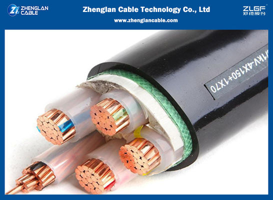 cable électrique de la basse tension 0.6/1kV LSOH résistant au feu 3x120 2x50sqmm