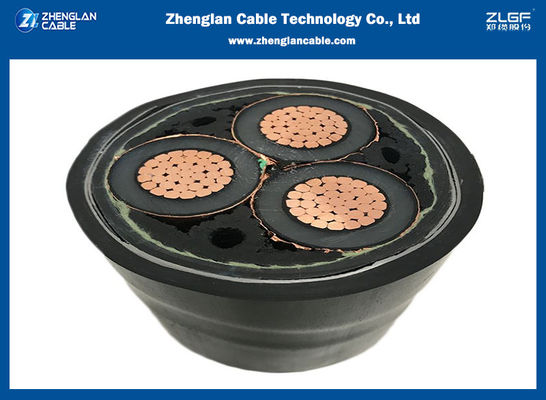La bande en acier XLPE que blindé a isolé le PVC de cable électrique a engainé le 26/25 noyau électrique 240sqmm du kilovolt 3