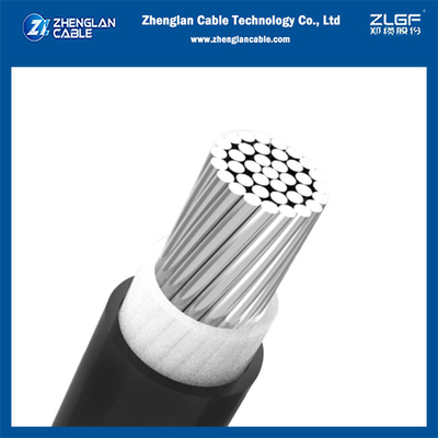 Le CEI souterrain ignifuge 60502-1 de cable électrique de basse tension de PVC d'Al/Xlpe