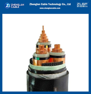 Le cable électrique moyen Unarmored de tension de CWS 33kv XLPE a isolé